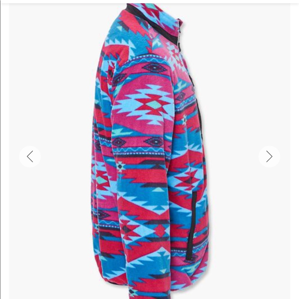 Fair Isle Fleece Zip-Up Jacket - Picture 3 of 5